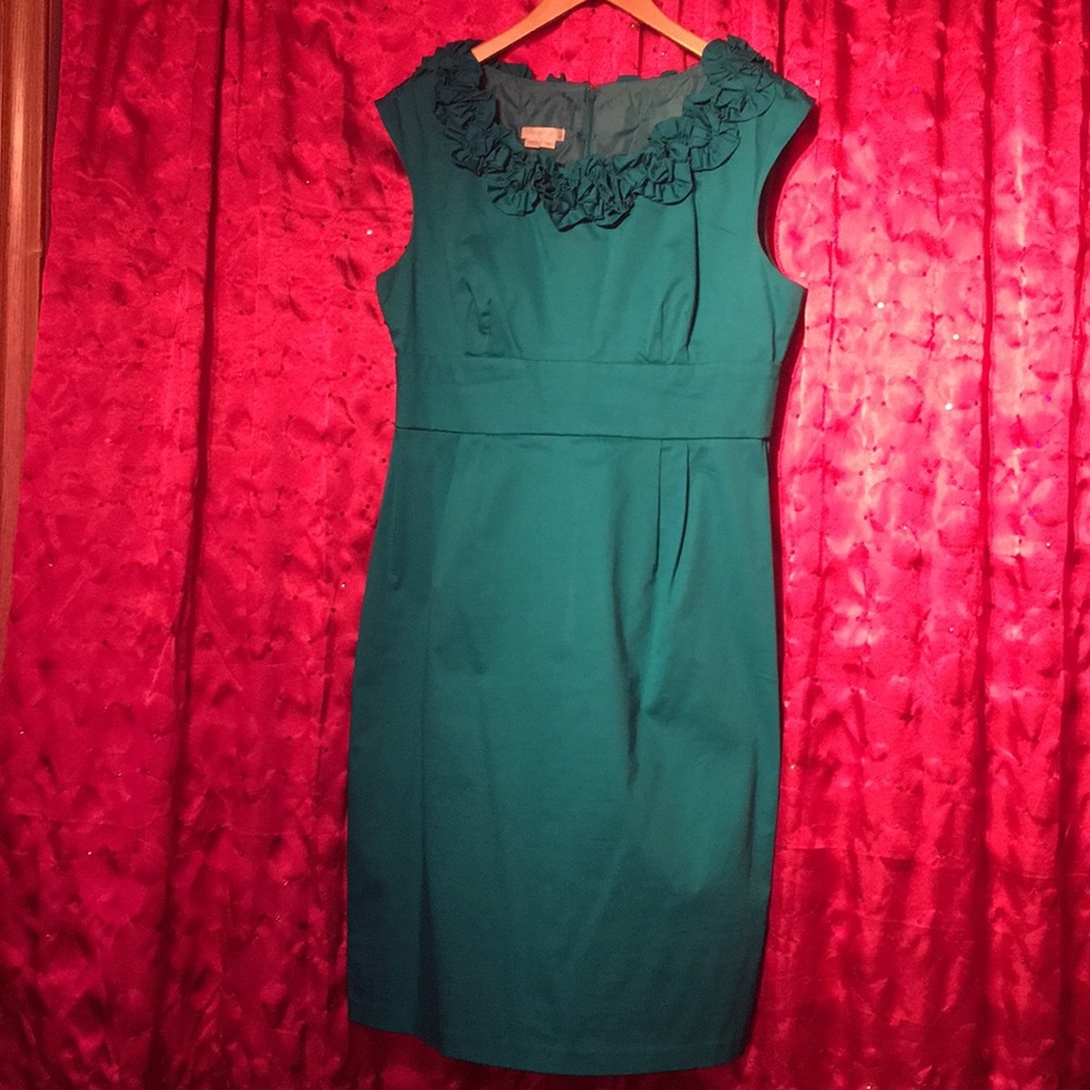 London Times Teal Dress 